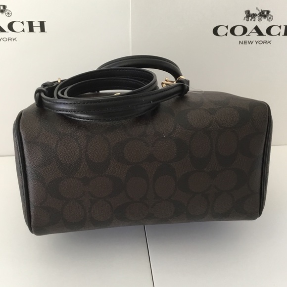 🌹Coach Mini Bennett Satchel In Signature NWT. - Picture 6 of 7